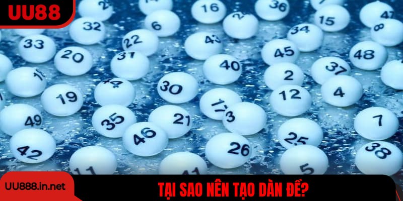 Lý do nên lập dàn đề là gì?