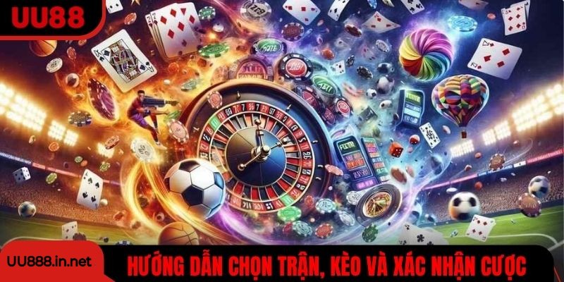 Hướng dẫn chọn trận, kèo và xác nhận cược nhanh chóng, chính xác